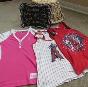 ⚾ 3 Angels Baseball Tops⚾